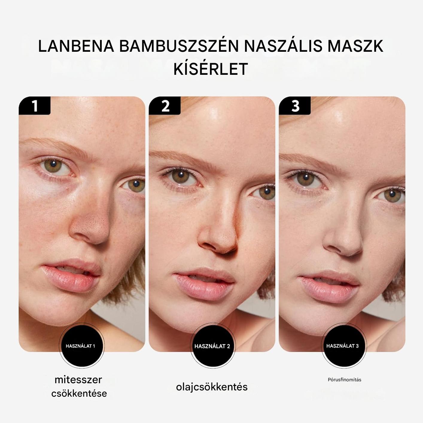 LANBENA Fekete Mitesszer Eltávolító Orrtapaszok (60 db)