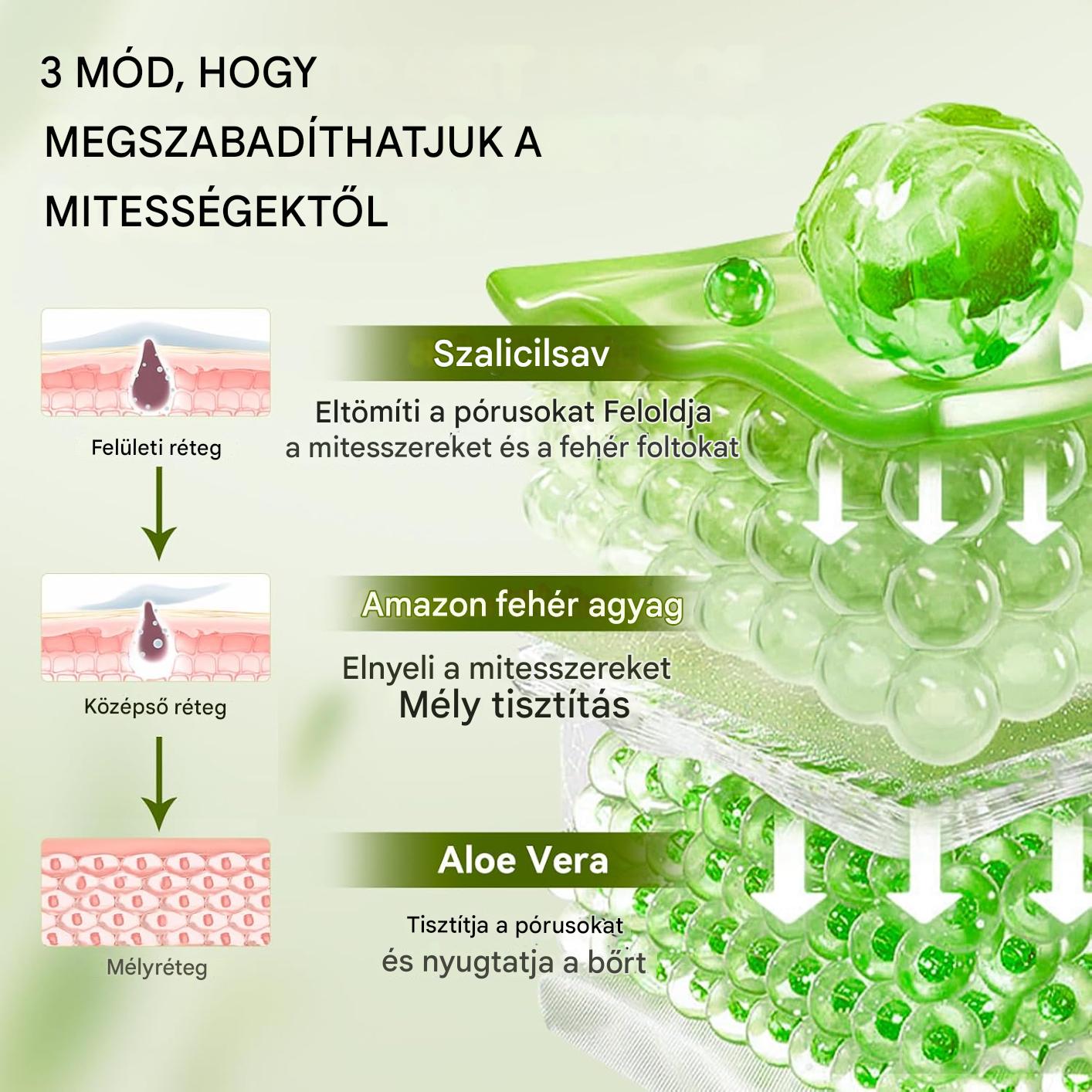 LANBENA Fekete Mitesszer Eltávolító Orrtapaszok (60 db)