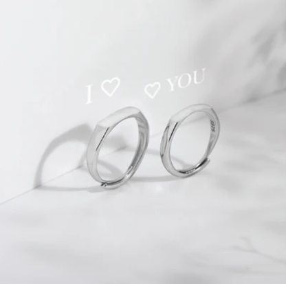 I love You gyürü (1 férfi + 1 női ) - Mindkettő gyűrű állítható mérettel